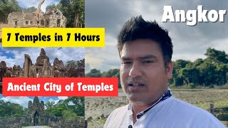 Angkor  Ancient City of Temples 7 Temples in 7 Hours  Nepal to Thailand Epic Road Trip EP 29 [upl. by Nidia617]