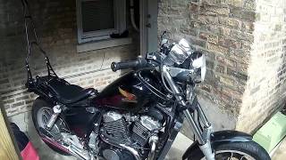 1985 Honda VT500 Sissy Bar Installation [upl. by Haon202]