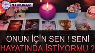 ONUN İÇİN SEN ❗❗ SENİ HAYATINDA İSTİYORMU  tarotfalı keşfet [upl. by Stillman]