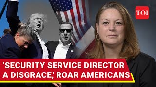 Get Out US Secret Service Director Dubbed Disgrace As Anger Mounts Over Trump Kill Bid [upl. by Parthenia6]