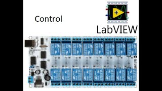 LabView SainSmart Relay Module 16 channels Control [upl. by Toft]