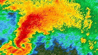 OLD 2020 Bassfield MS Supercell Radar Loop [upl. by Ahsiakal]