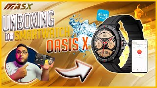 Masx Oasis X O Smartwatch com GPS e Alexa à Prova DÁgua que Você Precisa Conhecer [upl. by Aieka]