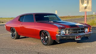 TEST DRIVE 1971 ZZ 572 Big Block Chevelle CALL 9168567931 or VICTORYLAPCLASSICSNET [upl. by Chesney]