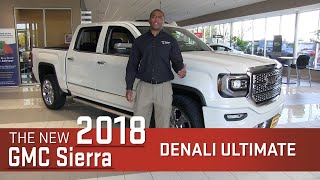 Walk Around New 2018 GMC Sierra Denali Ultimate  Mpls  Brooklyn Park  Golden Valley  MN [upl. by Htnamas]