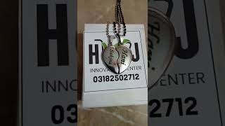 Magnetic Heart Couple Necklace pakistan love friends karachionlinestores necklace fashion [upl. by Apilef]