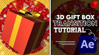 3D gift box Tutorial ✧ 100 After effects  light settings [upl. by Sirahs]