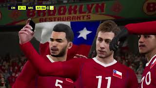 Chile 31 ArgentinienHalbfinaleAmerican Cup 2024eFootball 2024 Ps4 Spiel [upl. by Crutcher]