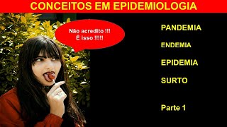 Desvendando a Epidemiologia Pandemia Endemia Epidemia e Surto [upl. by Iatnahs]