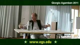 Giorgio Agamben The Archaeology of Commandment 2011 [upl. by Sparrow]