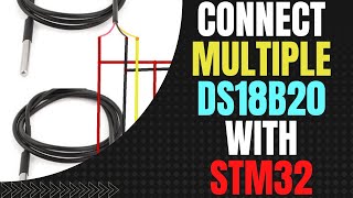 DS18B20 MULTIPLE SENSORS  UART  STM32 [upl. by Yecniuq]