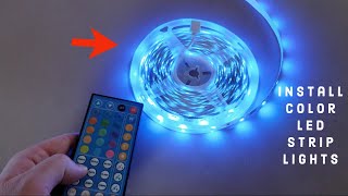 Cozy Lady Color LED Strip Lights Unbox Install Demo Review [upl. by Namwob868]