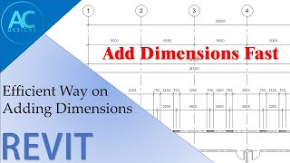 Quick Gridline Dimensions [upl. by Bradman]