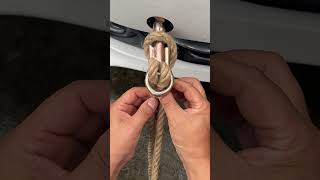 Very strong and practical trailer hitch knot [upl. by Onitnevuj]