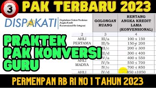 Praktek PAK Integrasi PAK Konversi guru Terbaru 2023 [upl. by Ardys182]