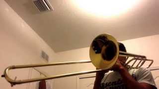 12 Major scales on trombone [upl. by Zanze263]