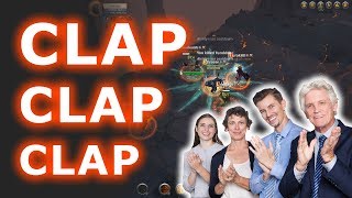 Albion Hellgate Claps  Galatines and Clarent Blade PVP [upl. by Annaej]