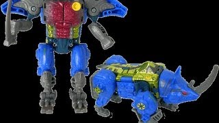 Transmetal Rhinox  Fox Kids Repaint TF Beast Wars [upl. by Boonie]