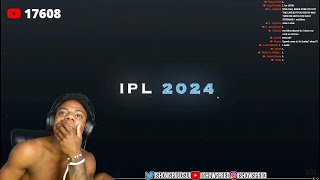 IshowSpeed Reacts To IPL 2024 🔥😳  Reacted To Ms Dhoni And Virat Kohli [upl. by Gerti]