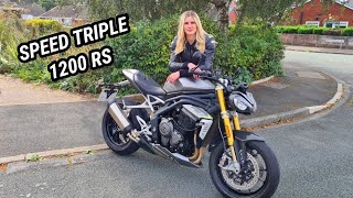 2021 Triumph Speed Triple 1200 RS Review  Hyper naked or over hyped 🤪 [upl. by Damales]