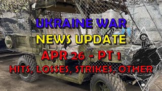 Ukraine War Update NEWS 20240426a Pt 1  Overnight amp Other News [upl. by Ellerehc]