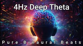 4Hz Binaural Beats  Deep Theta  Pure Binaural Beats  420 Minutes of Deep Relaxation [upl. by Norit]