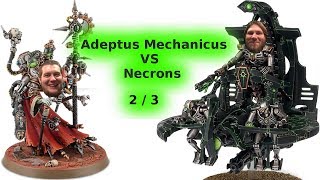 Warhammer 40K  New Necrons VS Adeptus Mechanicus  Forgebane Kampagne 23 [upl. by Eeslehc]