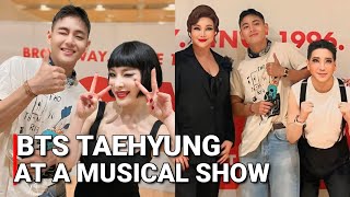 BTS Taehyung 뷔 Spends His military Day off Attending a Musical Show with Park Hyoshin BTS V 2024 [upl. by Mariko102]