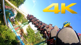 4K  Lisebergbanan On Ride at Liseberg Gothenburg in Sweden [upl. by Adnirolc]