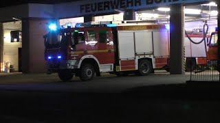 E  57 Sirenen Alarm  Anrückende FFLER  Einsatzafahrten zur Rauchentwicklung im Kino [upl. by Hael911]