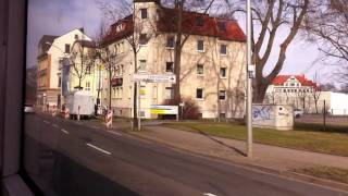 Chemnitz Tram CVAG Linie 5 Hutholz  Gablenz Variobahn Prototyp Wagennr 601 [upl. by Olag654]