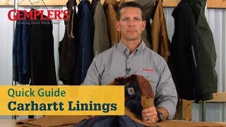 Quick Guide to Carhartt Linings to Select the Best Workwear for You  Workwear Tips from GEMPLERS [upl. by Aihsram]