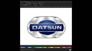 Datsun Logo shorts drawingeasy datsun [upl. by Neetsirhc]