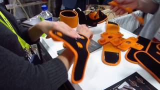 MYOVOLT  Wearable Vibration Therapy  CES 2017 Sands Expo Tech West Las Vegas NV [upl. by Ddahc467]