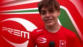 INTERVIEW WSK EURO SERIES 2024 R1 Franciacorta [upl. by Bessy]