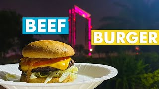 I Cooked Beef Burgers in front of Dubai Frame [upl. by Aneeuq521]