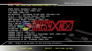 Snes9xNext Mod Edition Emu PKG  PS3 CFW [upl. by Callean]