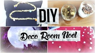 DIY ♡ Décore ta chambre pour Noël  Deco Room Christmas I DIY Français [upl. by Tenrag226]