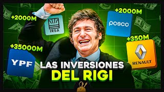 ¿Cuáles son las INVERSIONES que se anunciaron por el RIGI [upl. by Nelyt]