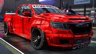 BAGGED CHEVY COLORADO BUILD  Need for Speed Heat Part 31 [upl. by Suhpoelc306]