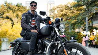 Harley Davidson IRON 883  Most Affordable Harley in India [upl. by Asilej168]