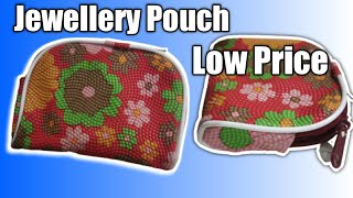 DIY Jewellery pouch  batua bag  how to make small pouch [upl. by Waylen]