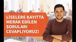 Liselere Kayıt İşlemleri ve Adrese Dayalı Lise Kayıt Sistemi Nasıl Olacak [upl. by Mohn927]