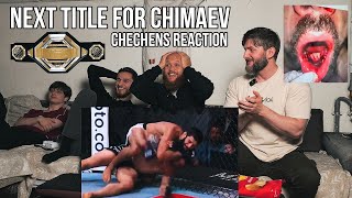 Khamzat Chimaev vs Robert Whittaker Full Fight  BSB team reaction ufc308 [upl. by Hcra]