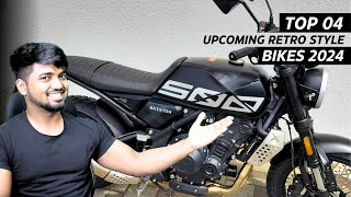 TOP 04🔥Upcoming RetroStyle Bikes India 2025  Upcoming Retro Bikes  Upcoming Bikes In India 2024 [upl. by Traweek]