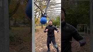 🕹️Outdoor workout for developing explosive arm strength with a kettlebell and Dopa bands🥋judo [upl. by Onileba]