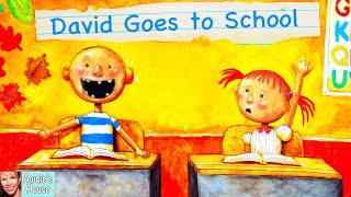 📚 Kids Book Read Aloud DAVID GOES TO SCHOOL by David Shannon [upl. by Opiak]