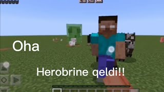 minecraft herobrine nasıl çağırılır [upl. by Eanwahs]