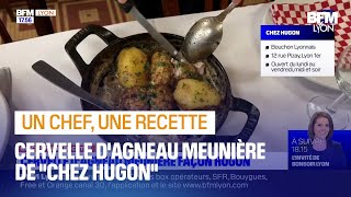 La recette de la cervelle dagneau meunière du bouchon lyonnais quotChez Hugonquot [upl. by Fleischer457]