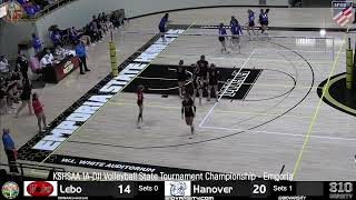 KSHSAA 2024 1A DII Girls Volleyball Championship Highlights [upl. by Dynah558]